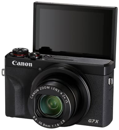Canon PowerShot G7 X Mark III kompaktkamera (svart)