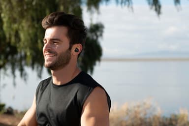 JBL Reflect Flow true-wireless in-ear hörlurar (svart)