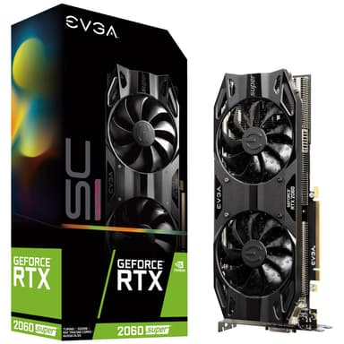EVGA GeForce RTX 2060 Super SC Ultra Gaming grafikkort 8G