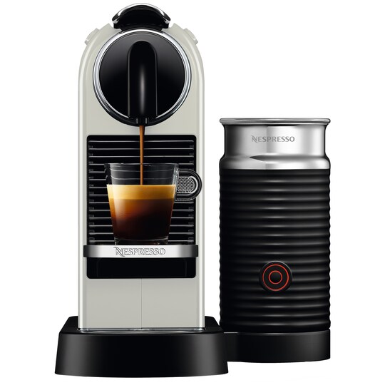 Nespresso Citiz & Milk D123 kapselmaskin (vit)