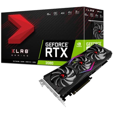 PNY GeForce RTX 2080 XLR8 OC Twin grafikkort 8G
