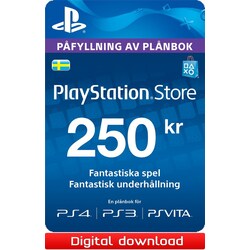 PlayStation Wallet Top-up 250 SEK