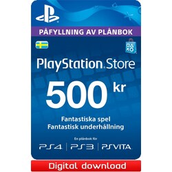PlayStation Wallet Top-up 500 SEK