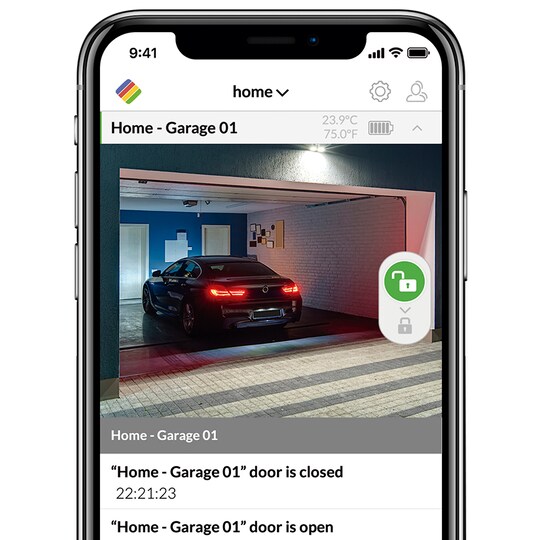 iSmartgate Lite smart fjärrkontroll för garagedörrr