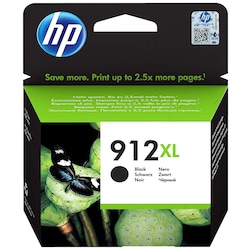 HP 912 XL högkapacitets bläckpatron (svart)