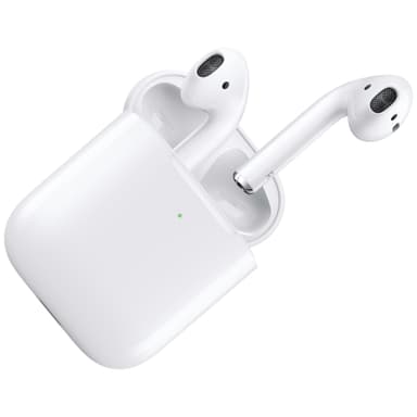 Apple AirPods 2019 helt trådlösa hörlurar med Qi fodral Apple AirPods 2019 helt trådlösa hörlurar med Qi fodral