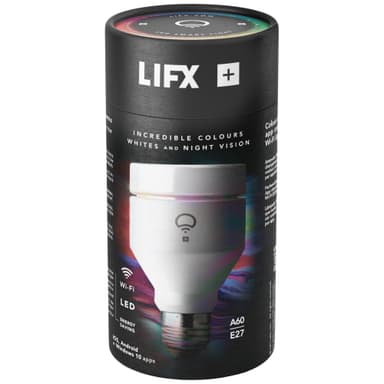 LIFX Plus RGB IR LED-lampa (E27)