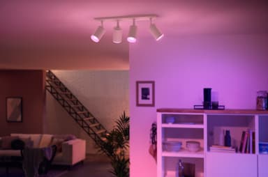 Philips Hue Fugato vit spotlight 4x5.7W 230V