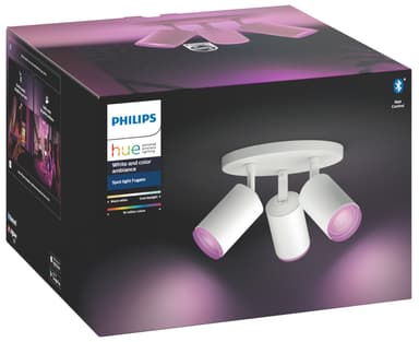Philips Hue Fugato vit spotlight 3x5.7W 230V