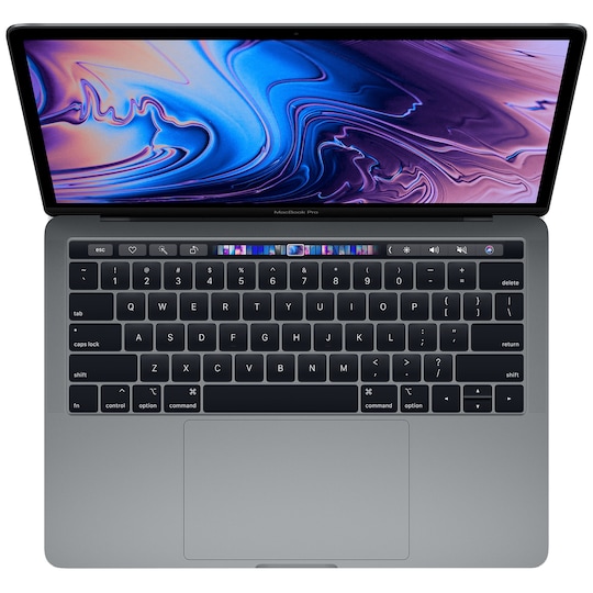 MacBook Pro 13 med Touch Bar 2019 (rymdgrå)