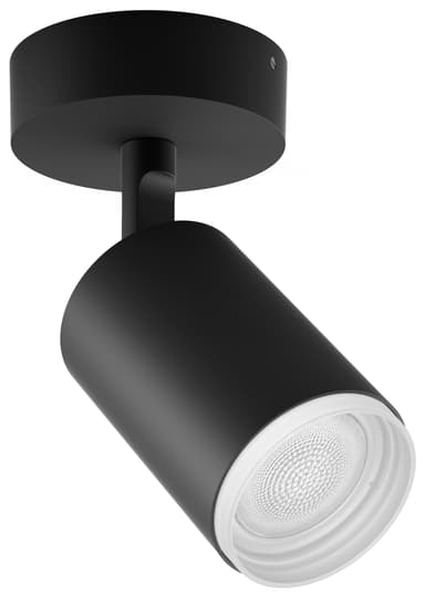 Philips Hue Fugato svart spotlight 1x5.7W 230V