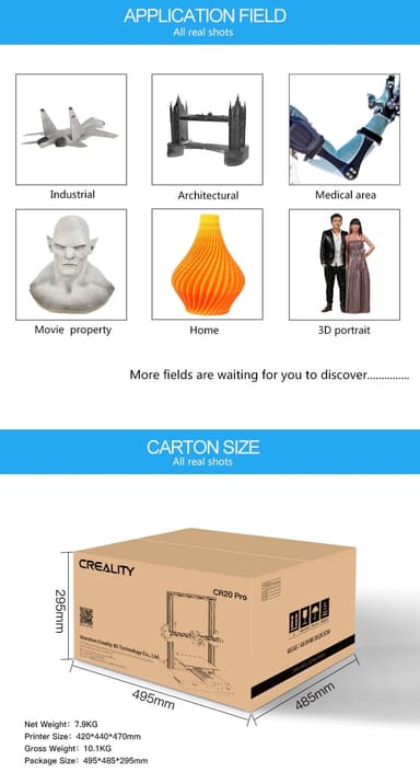 Creality CR-20 PRO 3D-skrivare