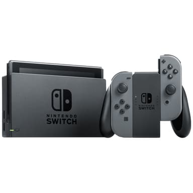 Nintendo Switch gaming konsol 2019 + Joy-Con (grå)