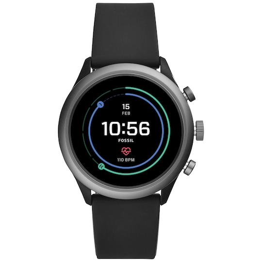 Fossil Sport smartwatch (svart silikon)