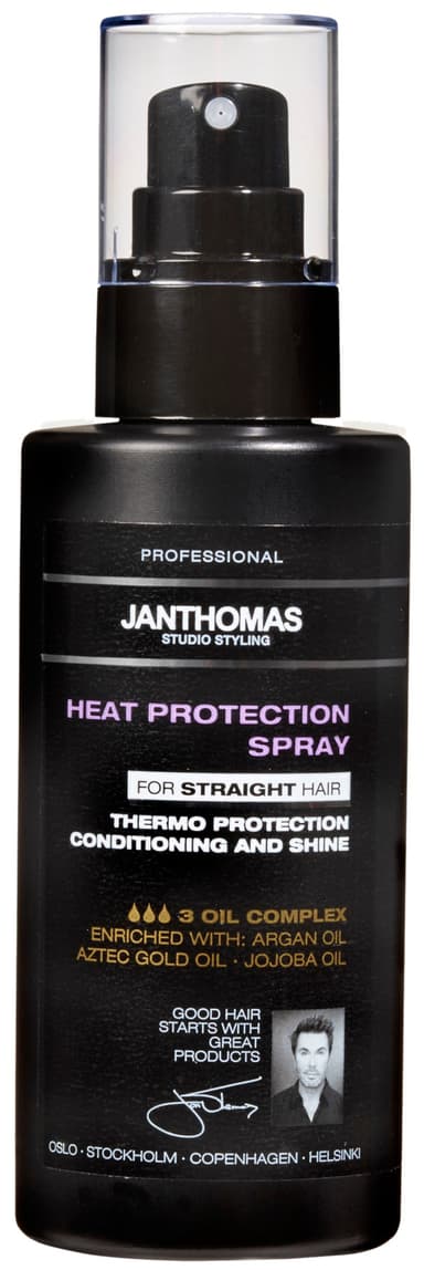 Jan Thomas Studio Värmeskyddande spray för rakt hår