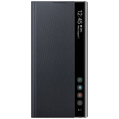 Samsung Galaxy Note 10 Clear View fodral (svart)