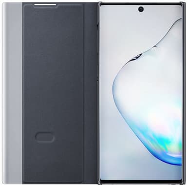 Samsung Galaxy Note 10 Clear View fodral (svart)