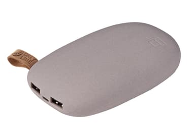 GreyLime Power Stone, 10400 mAh powerbank, 2 USB utgångar, Beige