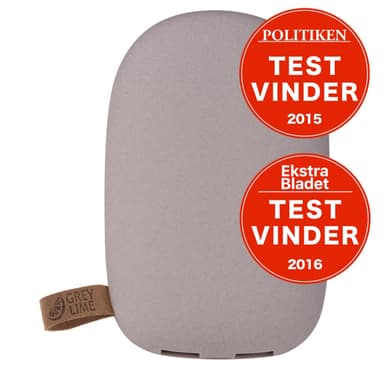 GreyLime Power Stone, 10400 mAh powerbank, 2 USB utgångar, Beige
