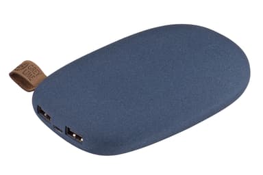 GreyLime Power Stone, 10400 mAh powerbank, 2 USB utgångar, Mörkblå