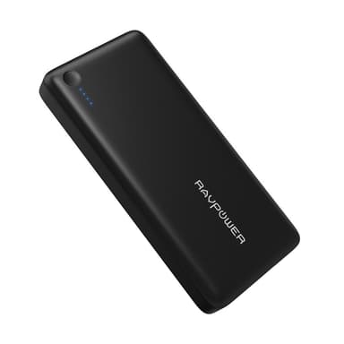 RAVPower Turbo, 20100 mAh USB-C powerbank, Quick Charge 2.0 & iSmart, Svart
