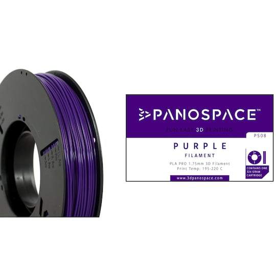 Panospace filament för 3D-skrivare Lila