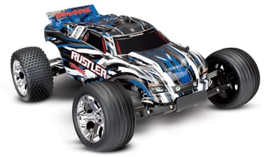 Traxxas Rustler 1/10 2WD TQ RTR Blå :: Komplett