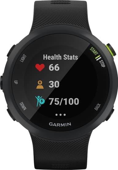 Garmin Forerunner 45 L träningsklocka (svart)