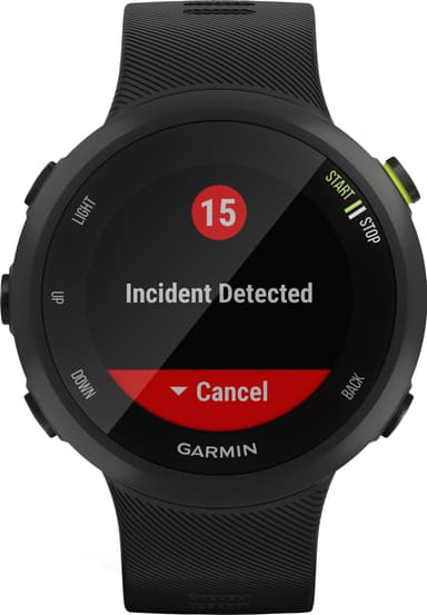 Garmin Forerunner 45 L träningsklocka (svart)