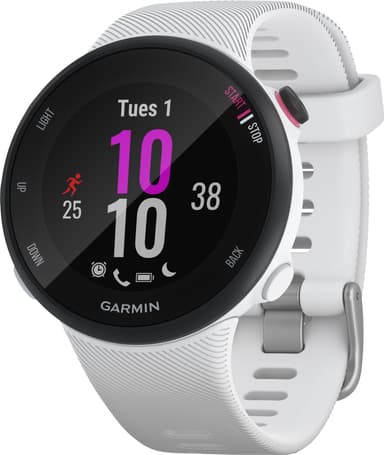 Garmin Forerunner 45 S träningsklocka (svart/vit)