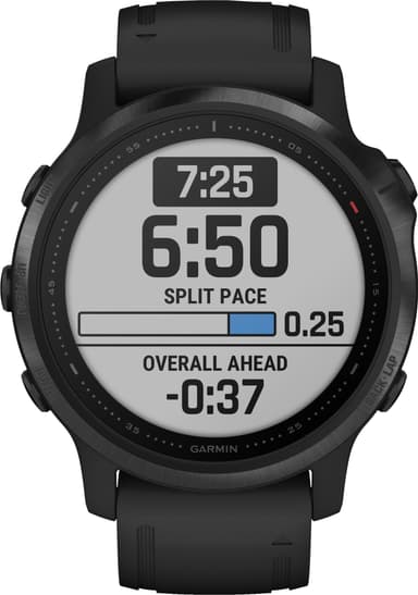 Garmin Fenix 6s Pro GPS träningsklocka 42 mm (svart)