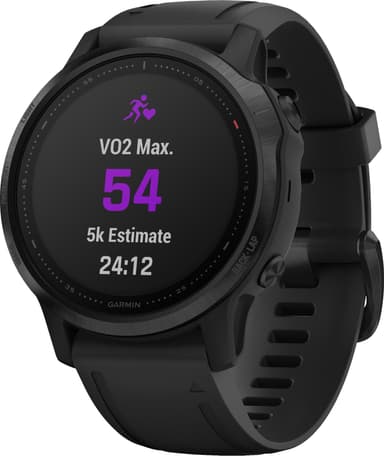 Garmin Fenix 6s Pro GPS träningsklocka 42 mm (svart)