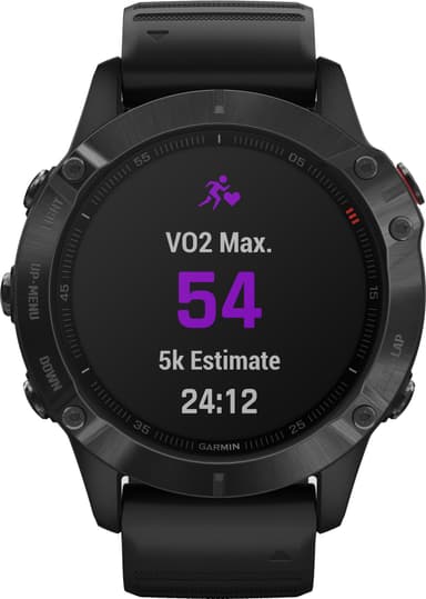 Garmin Fenix 6 Pro GPS träningsklocka 47 mm (svart)