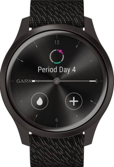 Garmin Vivomove Style hybrid smartwatch (mörkgrå)