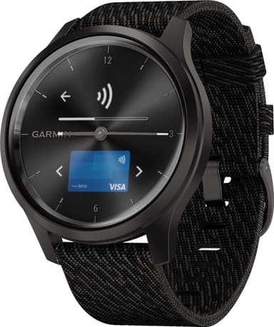 Garmin Vivomove Style hybrid smartwatch (mörkgrå)
