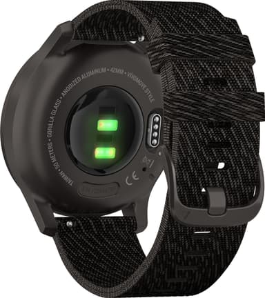 Garmin Vivomove Style hybrid smartwatch (mörkgrå)