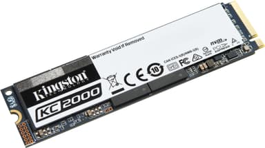 Kingston KC2000 intern M.2 PCIe NVMe SSD 250 GB