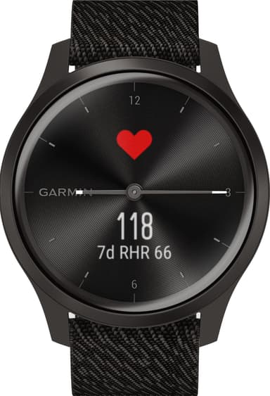 Garmin Vivomove Style hybrid smartwatch (mörkgrå)