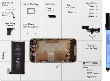 iFixit Pro magnetisk projektmatta