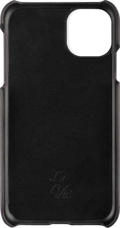 La Vie Apple iPhone 11 läderfodral (espressosvart)
