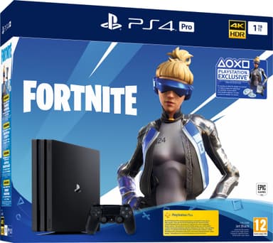PlayStation 4 Pro 1 TB: Fortnite spelsamling