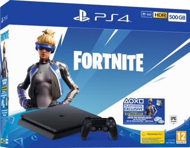 PlayStation 4 Slim 500 GB: Fortnite spelsamling