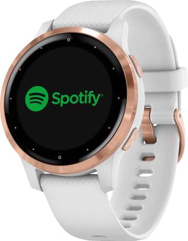 Garmin Vivoactive 4s GPS smartwatch (vit/rose gold)