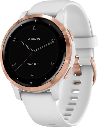 Garmin Vivoactive 4s GPS smartwatch (vit/rose gold)