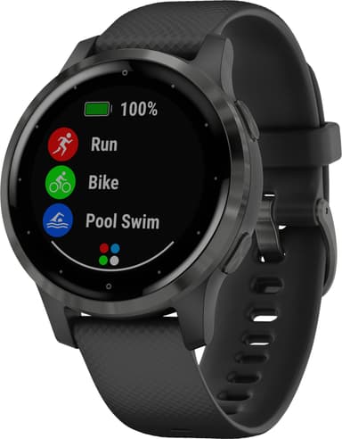 Garmin Vivoactive 4s GPS smartwatch (svart)
