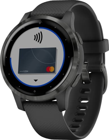 Garmin Vivoactive 4s GPS smartwatch (svart)