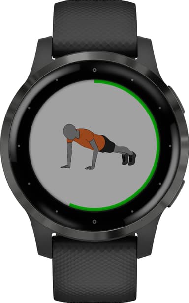 Garmin Vivoactive 4s GPS smartwatch (svart)