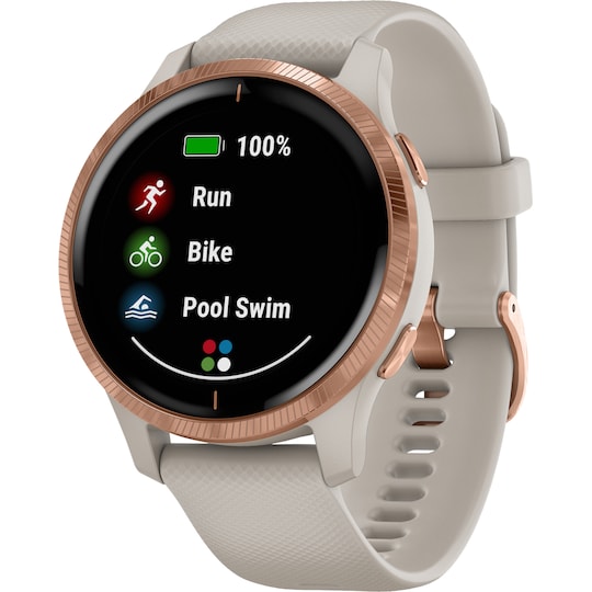 Garmin Venu GPS smartwatch (sand/rose)