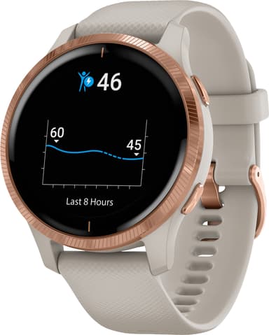 Garmin Venu GPS smartwatch (sand/rose)