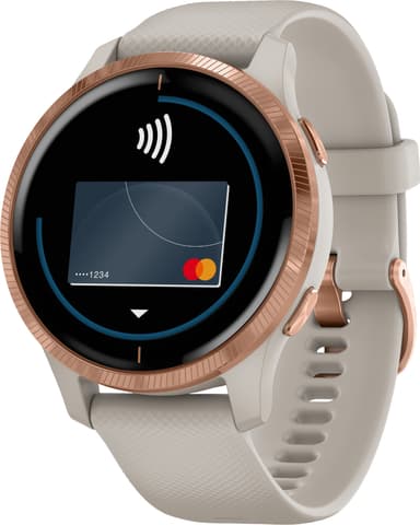 Garmin Venu GPS smartwatch (sand/rose)